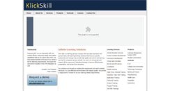 Desktop Screenshot of klickskill.com